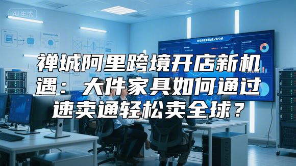 禅城阿里跨境开店新机遇：大件家具如何通过速卖通轻松卖全球？