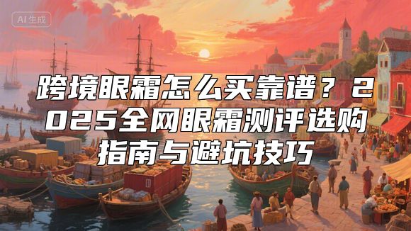 跨境眼霜怎么买靠谱？2025全网眼霜测评选购指南与避坑技巧