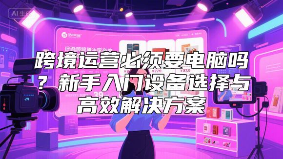 跨境运营必须要电脑吗？新手入门设备选择与高效解决方案