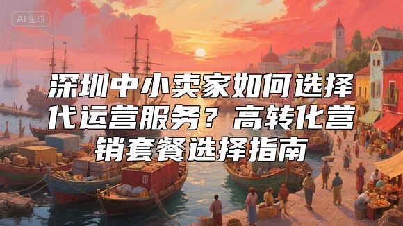 深圳中小卖家如何选择代运营服务？高转化营销套餐选择指南