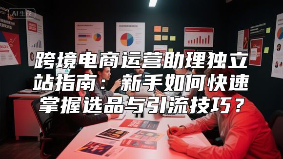 跨境电商运营助理独立站指南：新手如何快速掌握选品与引流技巧？