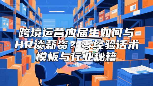 跨境运营应届生如何与HR谈薪资？零经验话术模板与行业秘籍