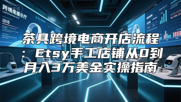 茶具跨境电商开店流程：Etsy手工店铺从0到月入3万美金实操指南