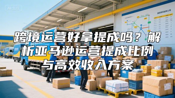 跨境运营好拿提成吗？解析亚马逊运营提成比例与高效收入方案