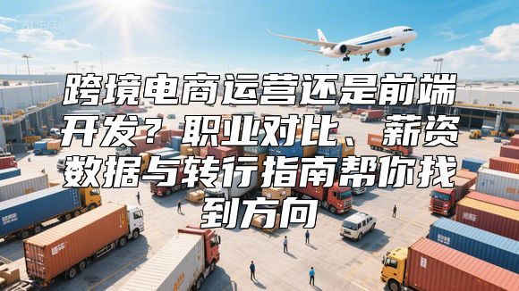 跨境电商运营还是前端开发？职业对比、薪资数据与转行指南帮你找到方向