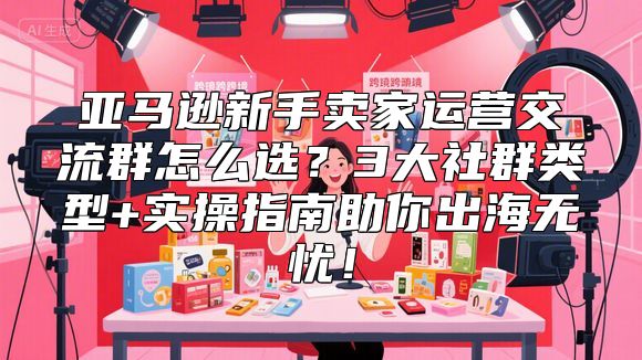 亚马逊新手卖家运营交流群怎么选？3大社群类型+实操指南助你出海无忧！