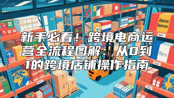 新手必看！跨境电商运营全流程图解：从0到1的跨境店铺操作指南