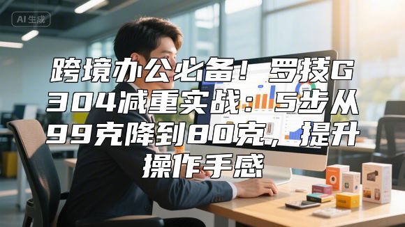 跨境办公必备！罗技G304减重实战：5步从99克降到80克，提升操作手感
