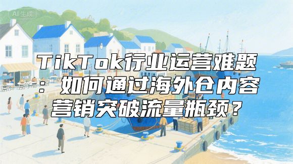 TikTok行业运营难题：如何通过海外仓内容营销突破流量瓶颈？