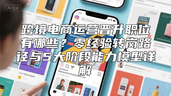 跨境电商运营晋升职位有哪些？零经验转岗路径与5大阶段能力模型详解