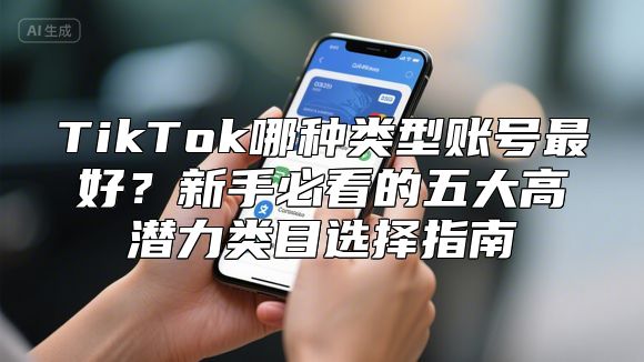 TikTok哪种类型账号最好？新手必看的五大高潜力类目选择指南