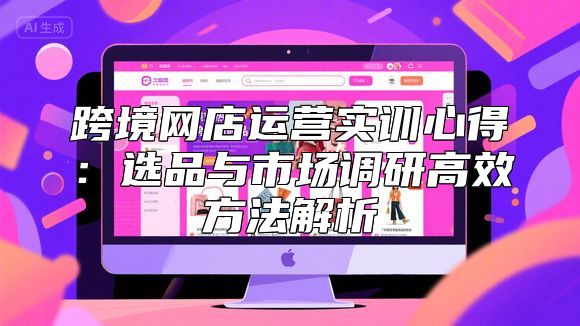 跨境网店运营实训心得：选品与市场调研高效方法解析