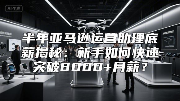 半年亚马逊运营助理底薪揭秘：新手如何快速突破8000+月薪？
