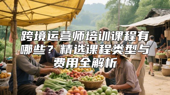 跨境运营师培训课程有哪些？精选课程类型与费用全解析