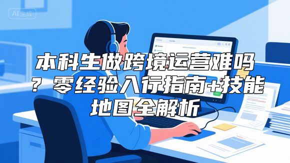 本科生做跨境运营难吗？零经验入行指南+技能地图全解析