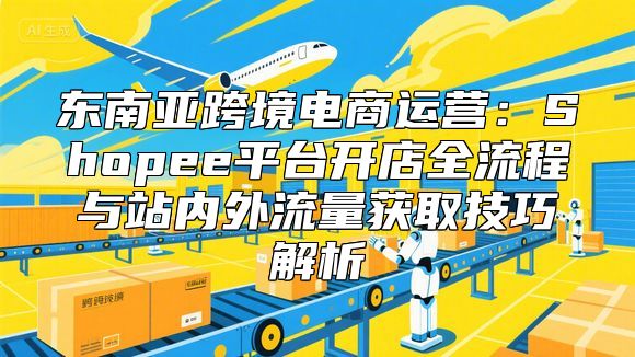 东南亚跨境电商运营：Shopee平台开店全流程与站内外流量获取技巧解析