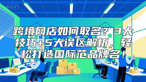 跨境网店如何取名？3大技巧+5大误区解析，轻松打造国际范品牌名！