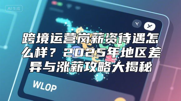 跨境运营岗薪资待遇怎么样？2025年地区差异与涨薪攻略大揭秘