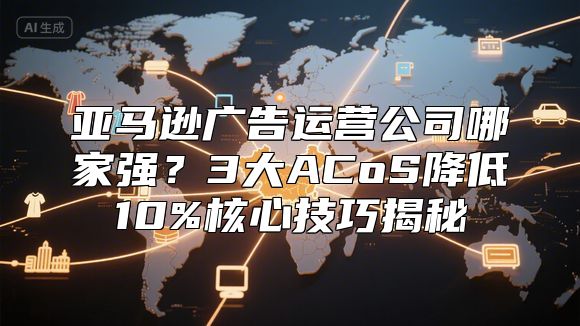 亚马逊广告运营公司哪家强？3大ACoS降低10%核心技巧揭秘