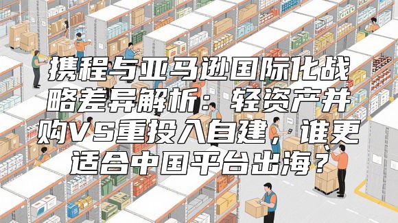 携程与亚马逊国际化战略差异解析：轻资产并购VS重投入自建，谁更适合中国平台出海？