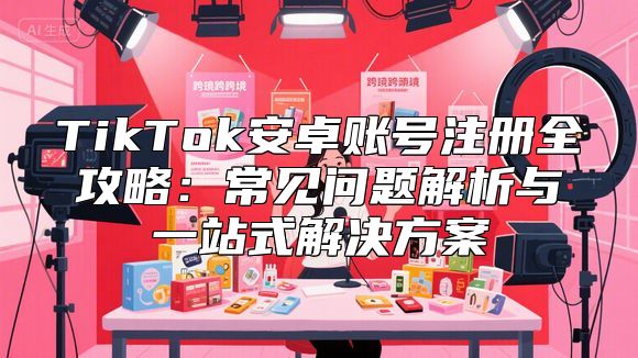 TikTok安卓账号注册全攻略：常见问题解析与一站式解决方案