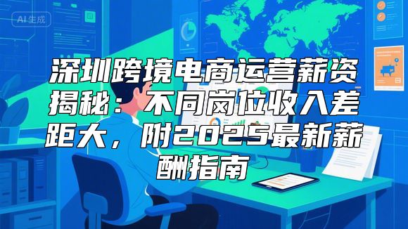 深圳跨境电商运营薪资揭秘：不同岗位收入差距大，附2025最新薪酬指南