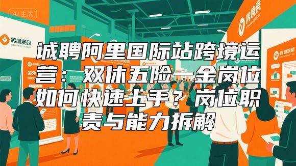 诚聘阿里国际站跨境运营：双休五险一金岗位如何快速上手？岗位职责与能力拆解