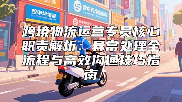 跨境物流运营专员核心职责解析：异常处理全流程与高效沟通技巧指南