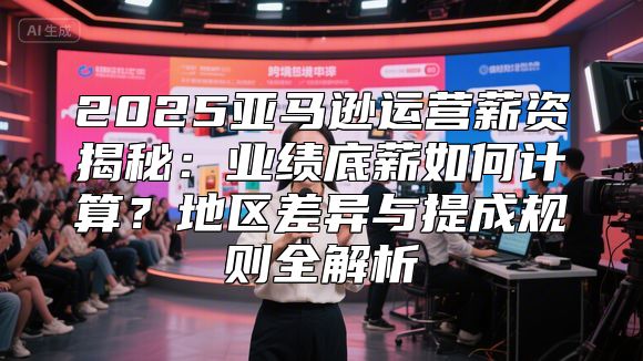 2025亚马逊运营薪资揭秘：业绩底薪如何计算？地区差异与提成规则全解析