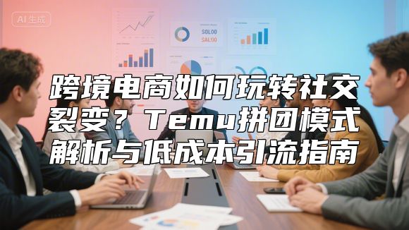 跨境电商如何玩转社交裂变？Temu拼团模式解析与低成本引流指南