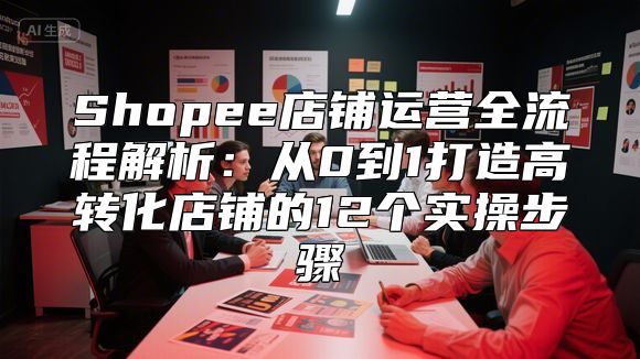 Shopee店铺运营全流程解析：从0到1打造高转化店铺的12个实操步骤