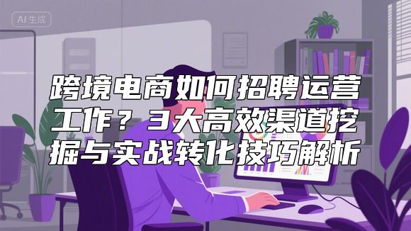 跨境电商如何招聘运营工作？3大高效渠道挖掘与实战转化技巧解析