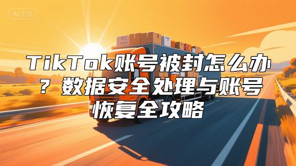 TikTok账号被封怎么办？数据安全处理与账号恢复全攻略