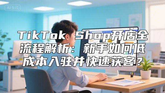 TikTok Shop开店全流程解析：新手如何低成本入驻并快速获客？