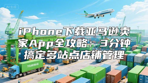 iPhone下载亚马逊卖家App全攻略：3分钟搞定多站点店铺管理