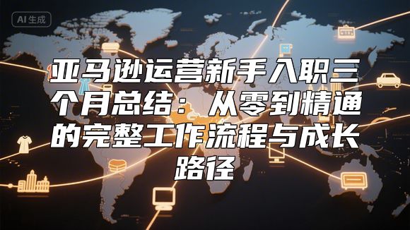 亚马逊运营新手入职三个月总结：从零到精通的完整工作流程与成长路径