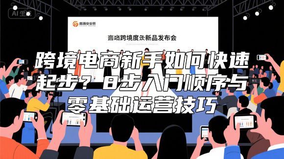 跨境电商新手如何快速起步？8步入门顺序与零基础运营技巧