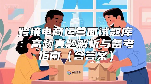 跨境电商运营面试题库：高频真题解析与备考指南（含答案）