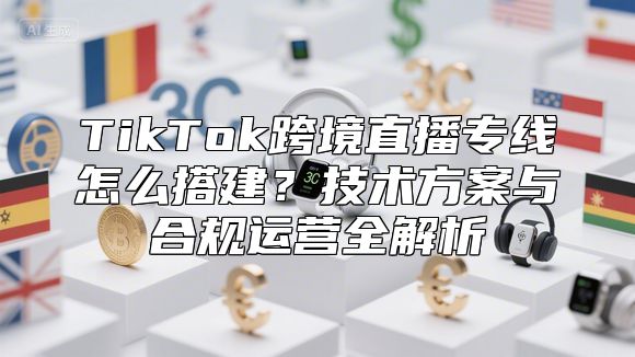 TikTok跨境直播专线怎么搭建？技术方案与合规运营全解析