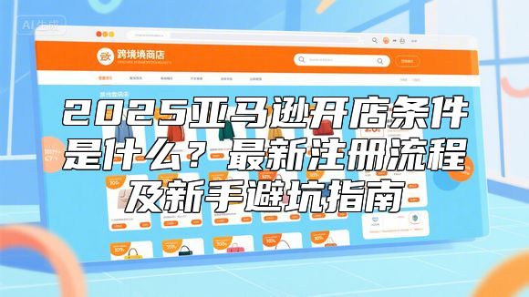 2025亚马逊开店条件是什么？最新注册流程及新手避坑指南
