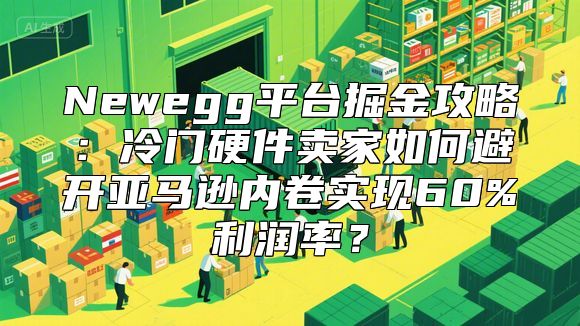 Newegg平台掘金攻略：冷门硬件卖家如何避开亚马逊内卷实现60%利润率？