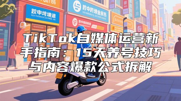 TikTok自媒体运营新手指南：15天养号技巧与内容爆款公式拆解