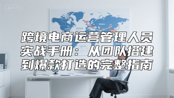 跨境电商运营管理人员实战手册：从团队搭建到爆款打造的完整指南