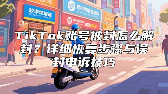 TikTok账号被封怎么解封？详细恢复步骤与误封申诉技巧