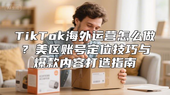 TikTok海外运营怎么做？美区账号定位技巧与爆款内容打造指南
