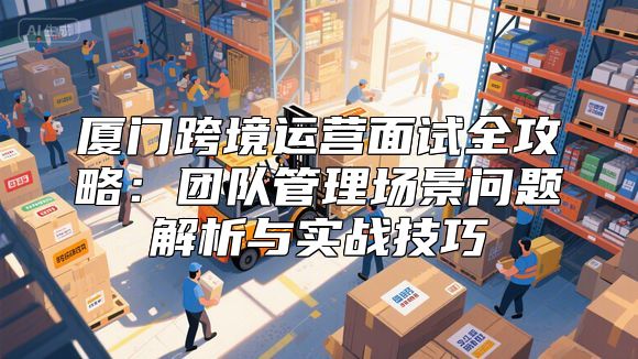 厦门跨境运营面试全攻略：团队管理场景问题解析与实战技巧