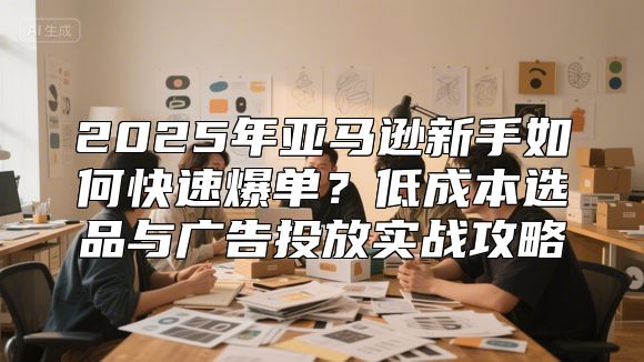 2025年亚马逊新手如何快速爆单？低成本选品与广告投放实战攻略