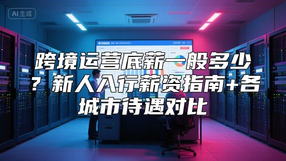 跨境运营底薪一般多少？新人入行薪资指南+各城市待遇对比