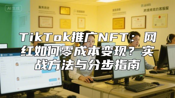 TikTok推广NFT：网红如何零成本变现？实战方法与分步指南