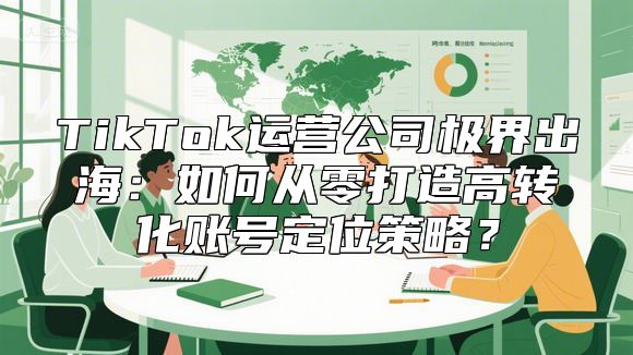 TikTok运营公司极界出海：如何从零打造高转化账号定位策略？